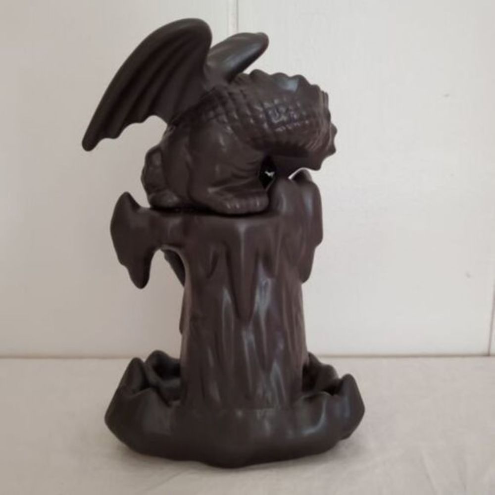 Dragon Backflow Incense Burner LED Color Changing Crystal Ball Ceramic Fantasy - Picture 5 of 10